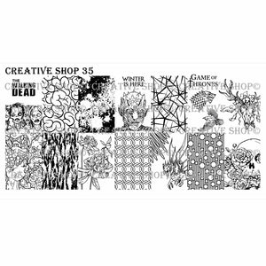 Creative Shop- Stamping Plate- 035