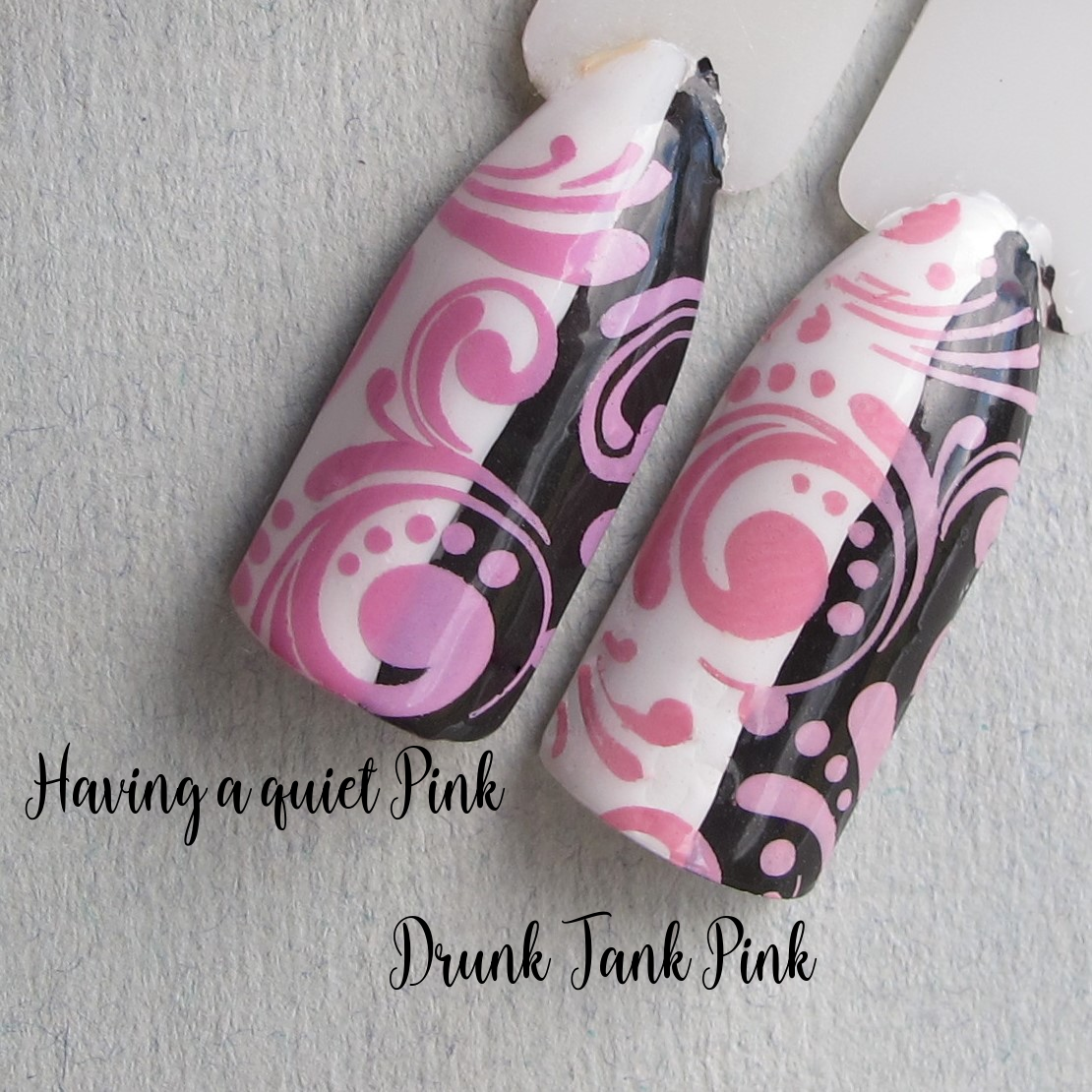 Hit the Bottle &quot;Having a Quiet Pink&quot; Stamping Polish