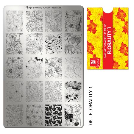 Moyra Stamping Plate 06- Florality