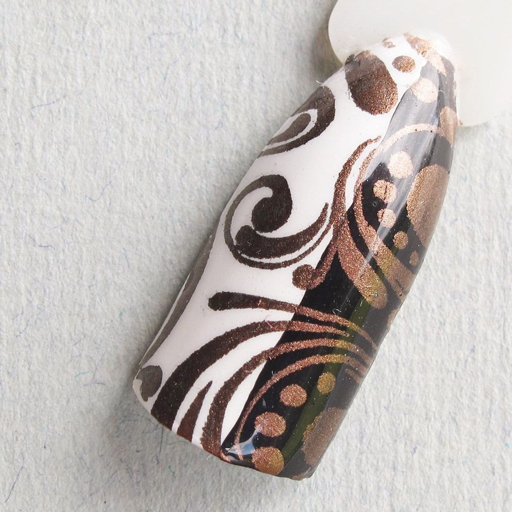 Hit the Bottle &quot;Espresso Martini&quot; Stamping Polish