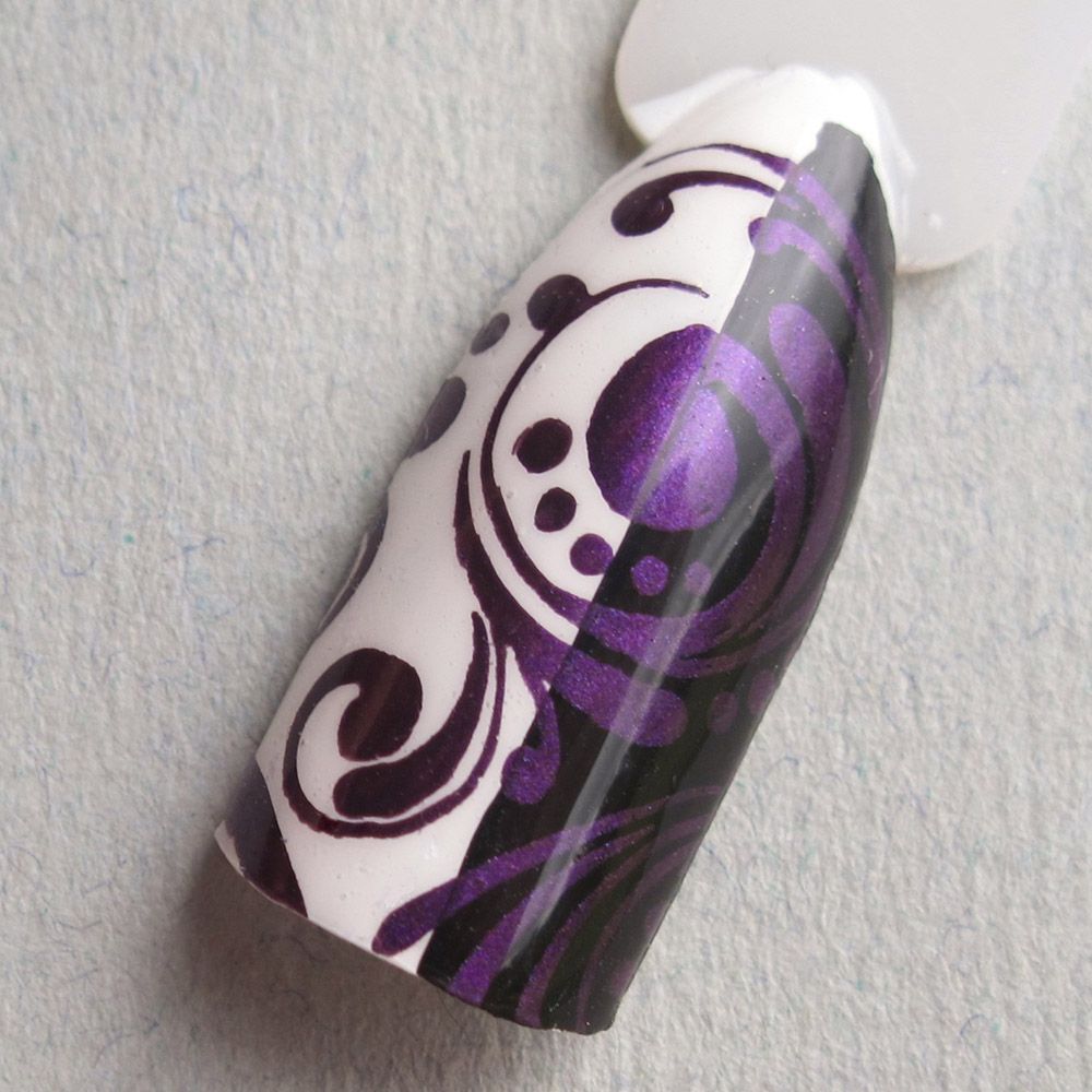 Hit the Bottle &quot;Aubergenie&quot; Stamping Polish