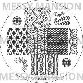 Messy Mansion Image Plate MM39