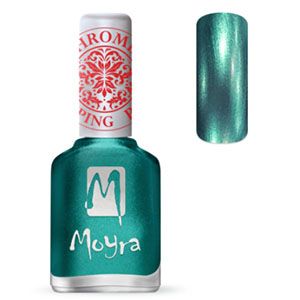 Moyra Stamping Nail Polish- No. 27 (Chrome Green)