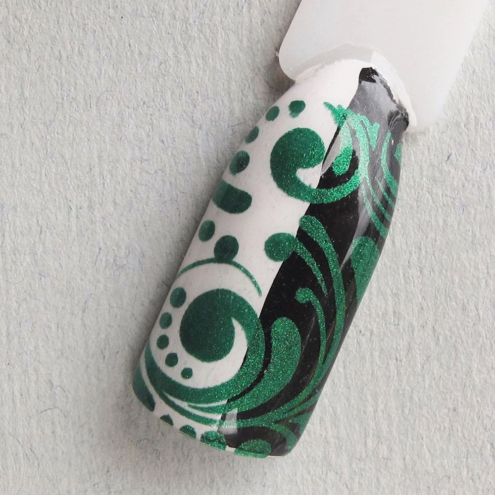 Hit the Bottle "Emeralds are Forever" Stamping Polish