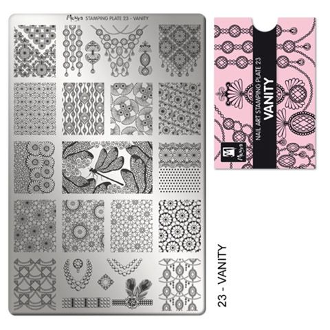 Moyra Stamping Plate 23 - Vanity