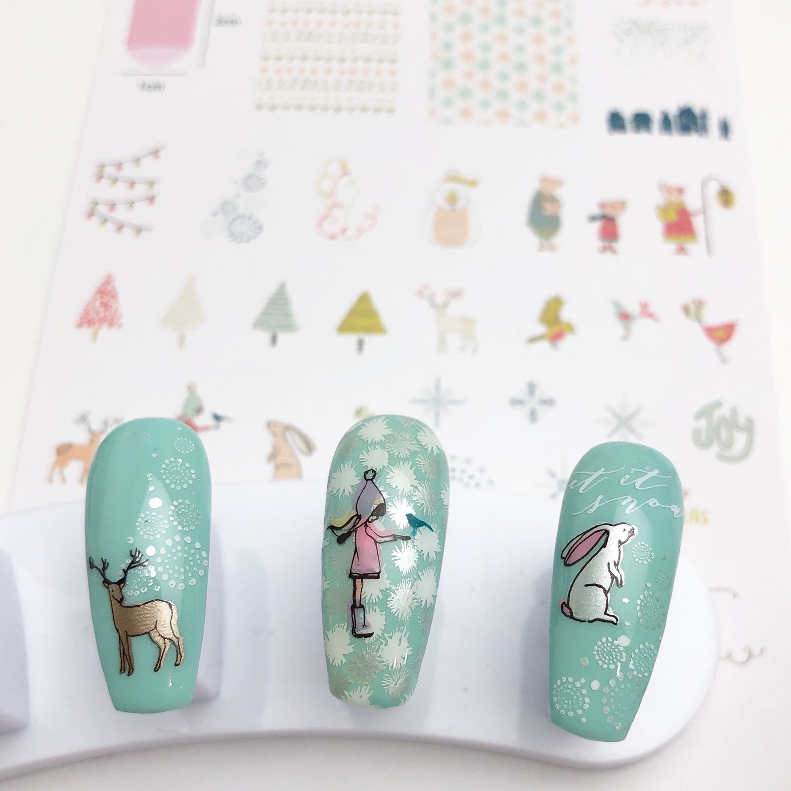 Clear Jelly Stamper- C-31- Happy Little Holiday