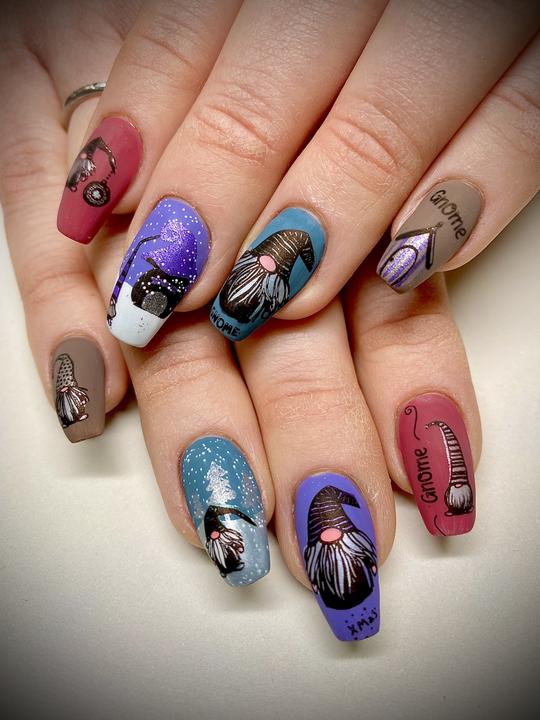 Clear Jelly Stamper- C-48- Gnome-mas