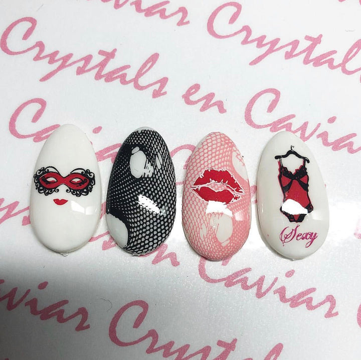 Clear Jelly Stamper- V-07- Risque