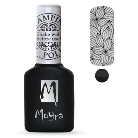 Moyra Stamping Gel Polish- Black SGP01