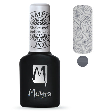 Moyra Stamping Gel Polish- Grey SGP02