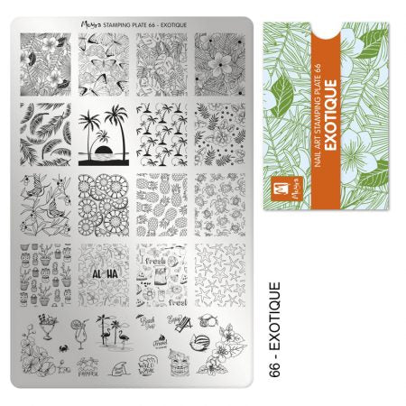 Moyra Stamping Plate 066- Exotique