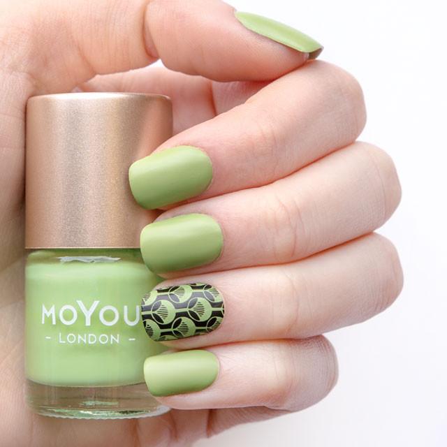 MoYou London- Stamping Polish- Hello, Absinthe