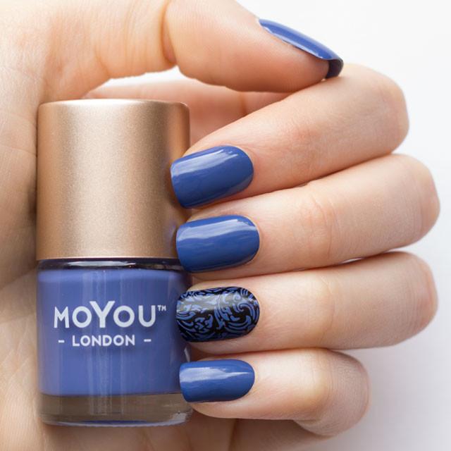 MoYou London- Stamping Polish- Thunderstorm