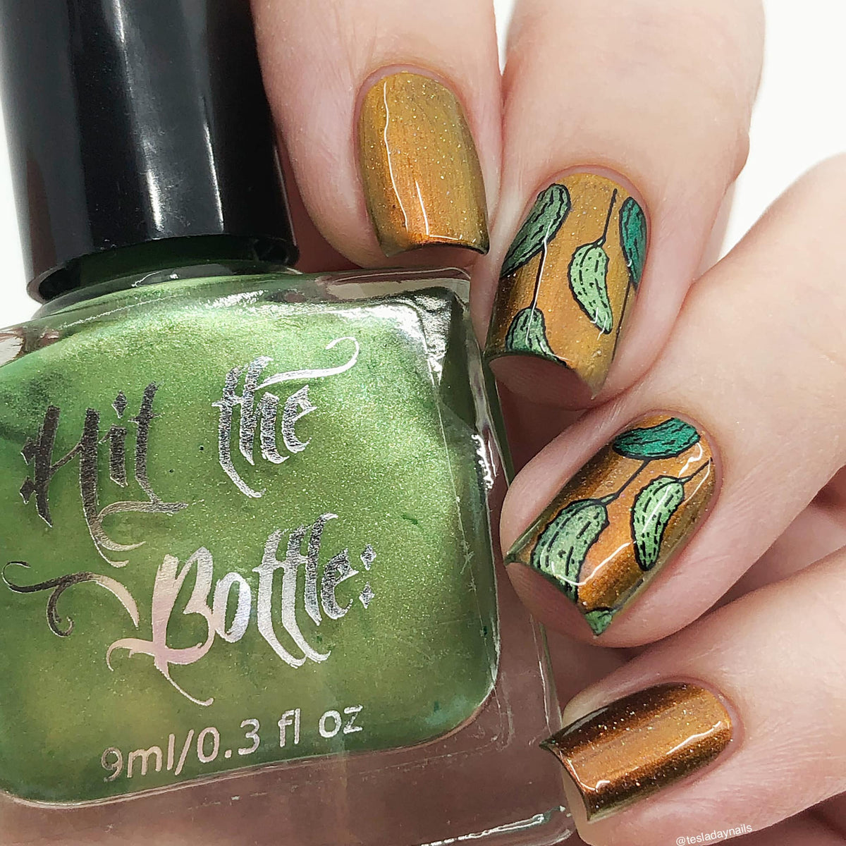 Hit the Bottle- Stamping Plate- Bah Humbug 03