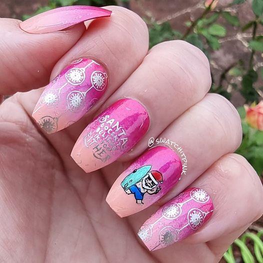 Hit the Bottle- Stamping Plate- Bah Humbug 03