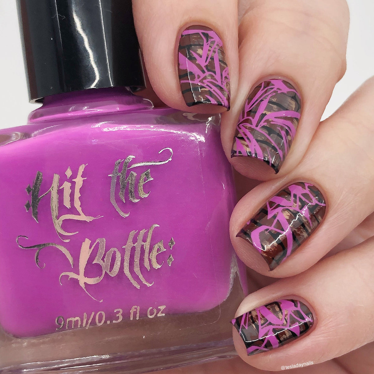 Hit the Bottle- Stamping Plate- Urban Wild Style