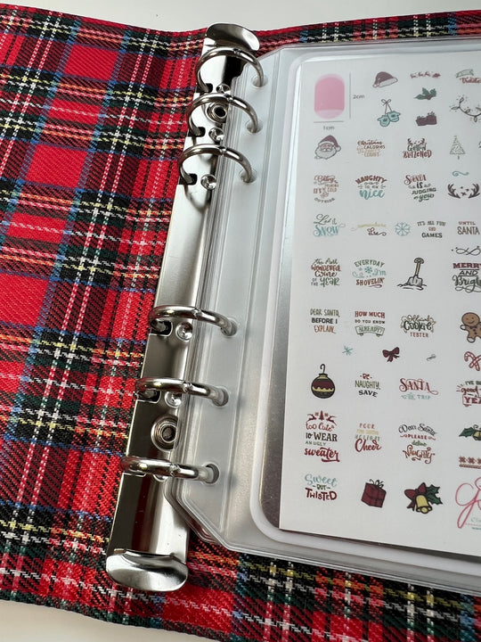 Clear Jelly Stamper- Accessories- Large Stamping Plate Storage Binder (4 styles)