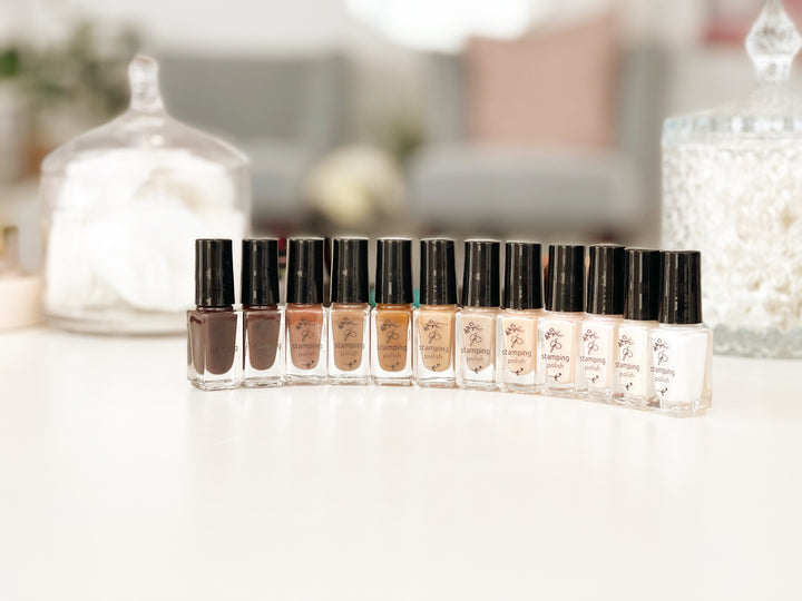 Clear Jelly Stamper- Stamping Polish- In the Buff Kit (12 colors)