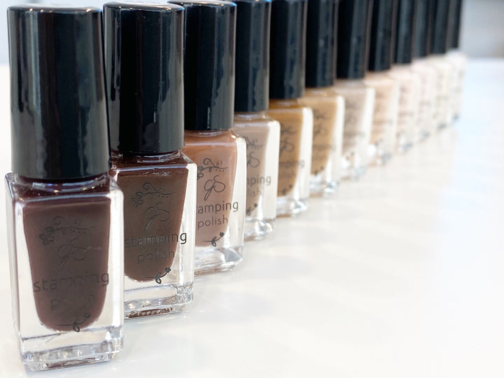 Clear Jelly Stamper- Stamping Polish- In the Buff Kit (12 colors)