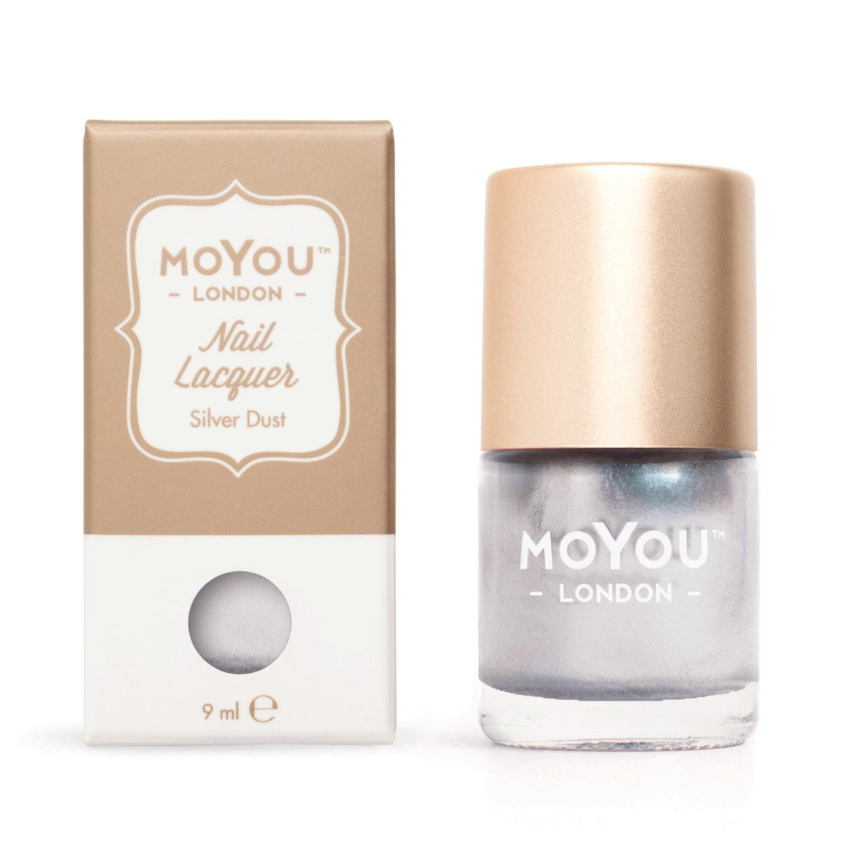 MoYou London- Metallic Stamping Polish- Silver Dust