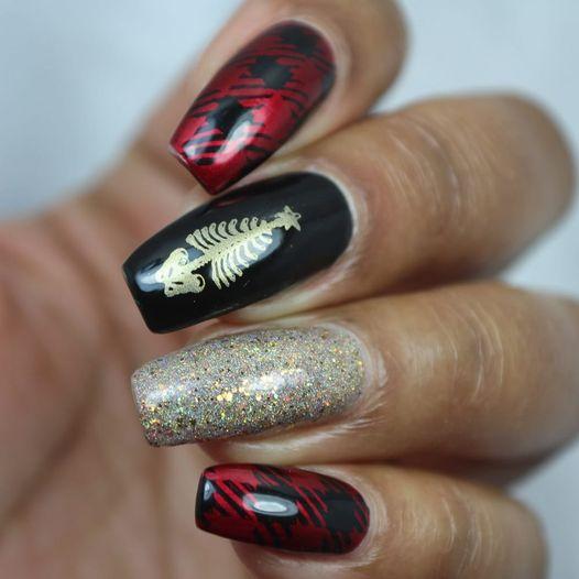 Hit the Bottle- Stamping Plate- Bah Humbug 03