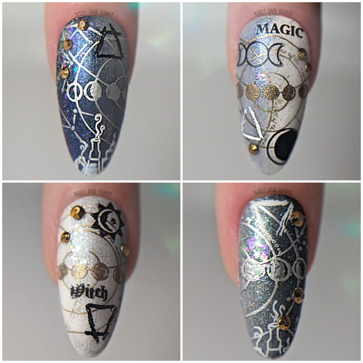 Beautometry- Stamping Plates- Witches 01